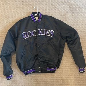 Colorado Rockies Vintage Starter Jacket XL